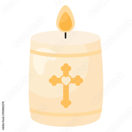 first communion candle
