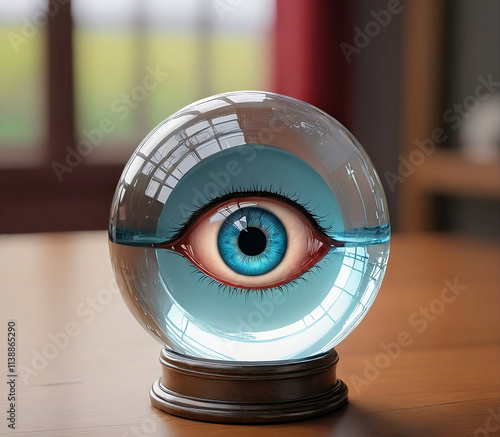 Crystal ball photo