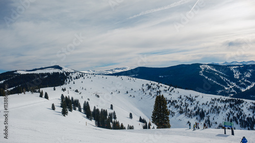 vail ski resort in rocky mountains photo