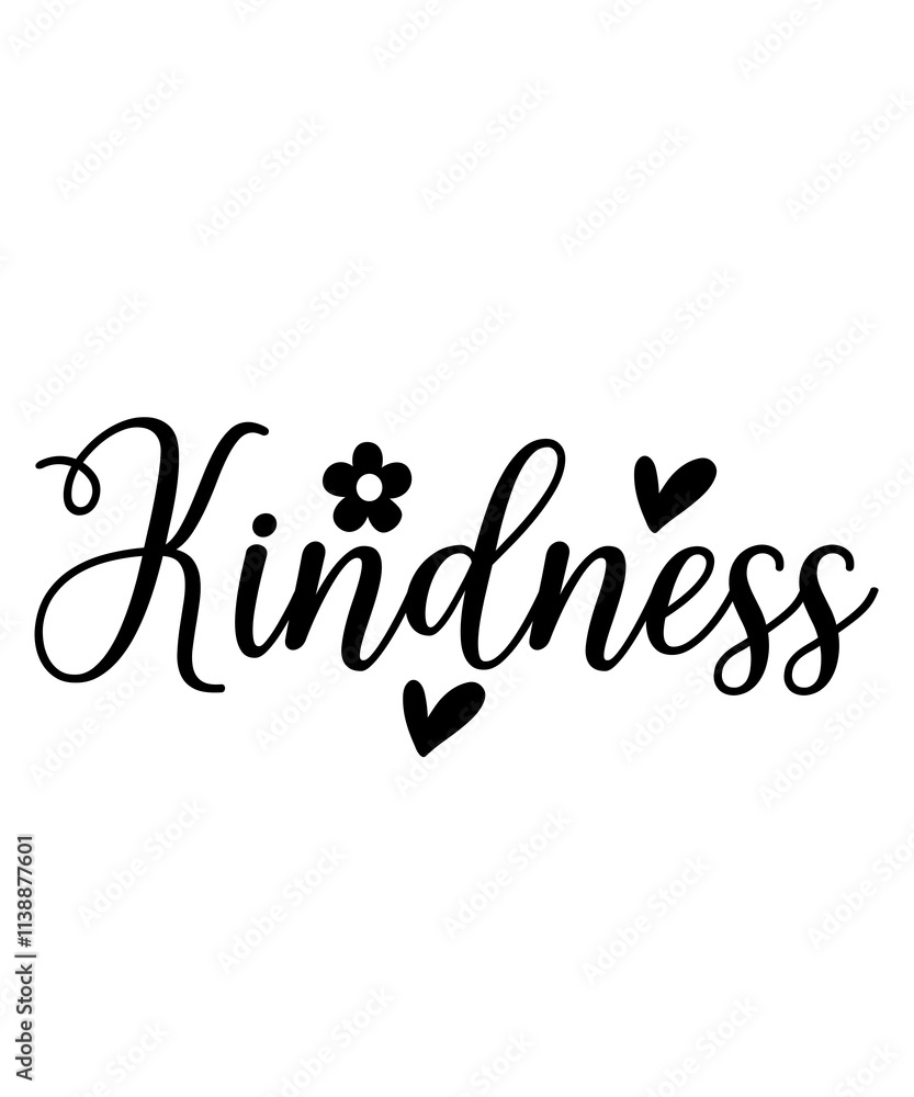 Kindness typography clip art design on plain white transparent isolated background for card, shirt, hoodie, sweatshirt, apparel, tag, mug, icon, poster or badge Kindness typography clip art design on plain white transparent isolated background for card, shirt, hoodie, sweatshirt, apparel, tag, mug, icon, poster or badge