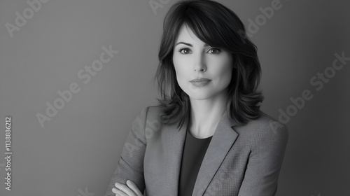 Obraz na płótnie Business woman, woman in power, corporate woman. beautiful woman wearing formal clothes, woman, business, beauty, smiling, businesswoman, people, sitting, home, office, person, smile, blond, face, bru w salonie