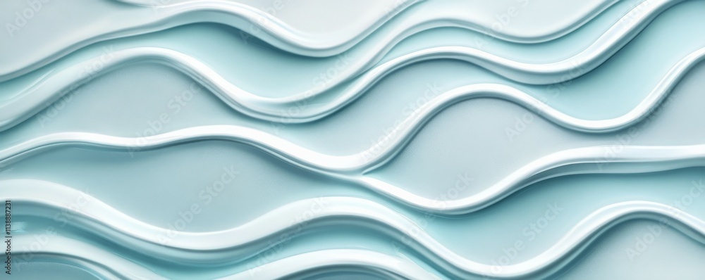 Abstract Blue Wavy Pattern in Modern Design Abstract Blue Wavy Pattern in Modern Design
