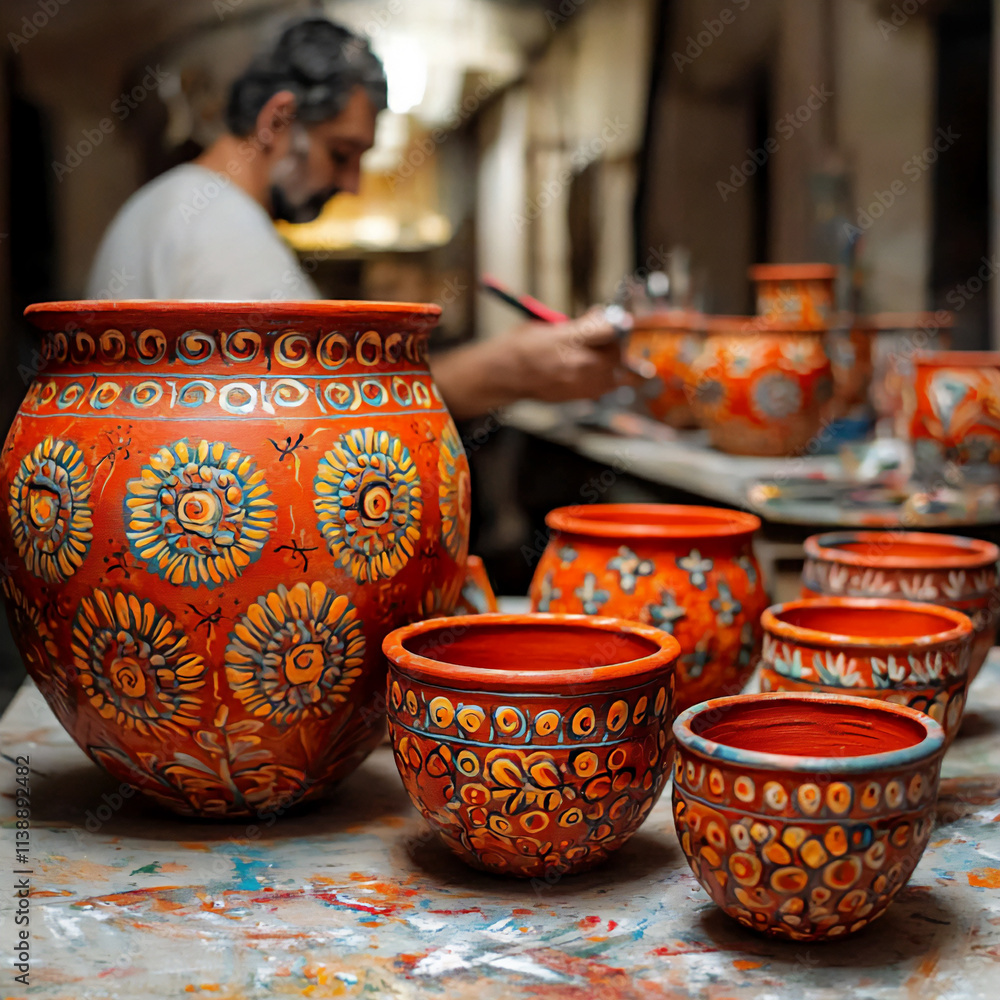 a diy terracotta pot project featuring beautifully painted terracotta pot a diy terracotta pot project featuring beautifully painted terracotta pot