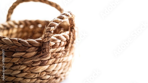 Intricate Woven Basket with Natural Textures