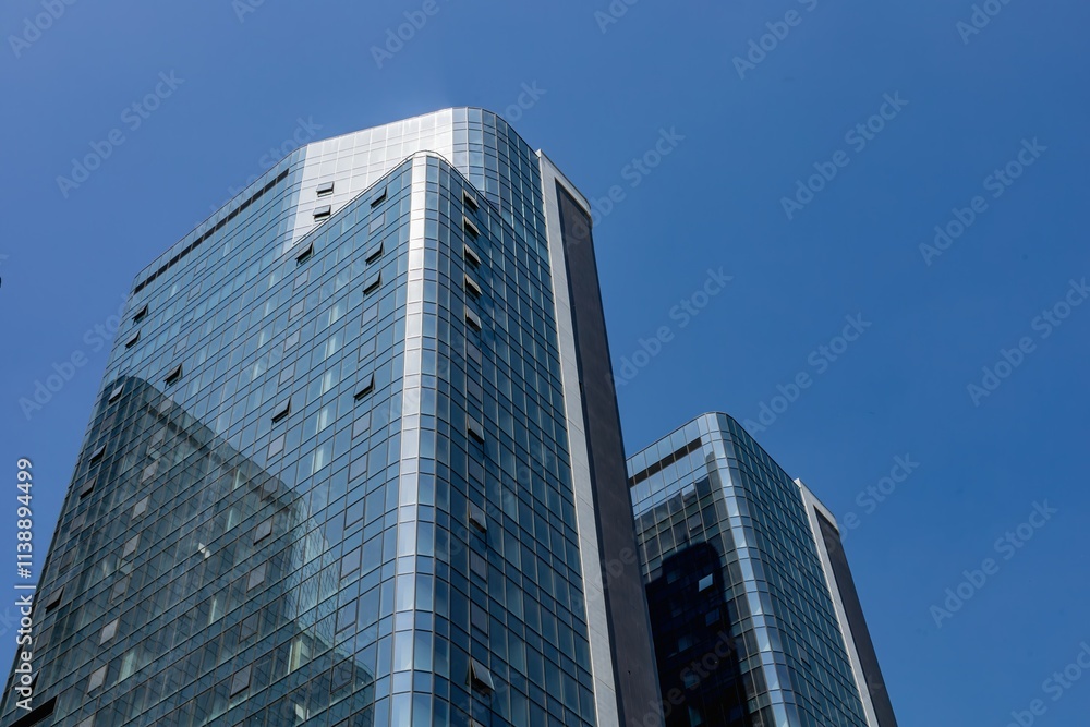 Business center - a modern, urban complex in the city center or a skyscraper tower with offices for commercial purposes Business center - a modern, urban complex in the city center or a skyscraper tower with offices for commercial purposes