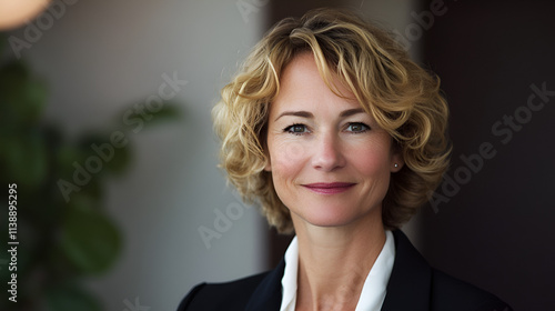 Obraz na płótnie Business woman, woman in power, corporate woman. beautiful woman wearing formal clothes w salonie