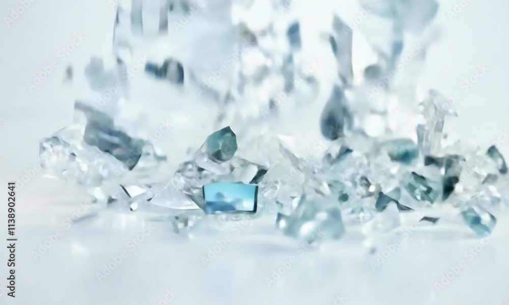 Shattered glass letters Shattered glass letters