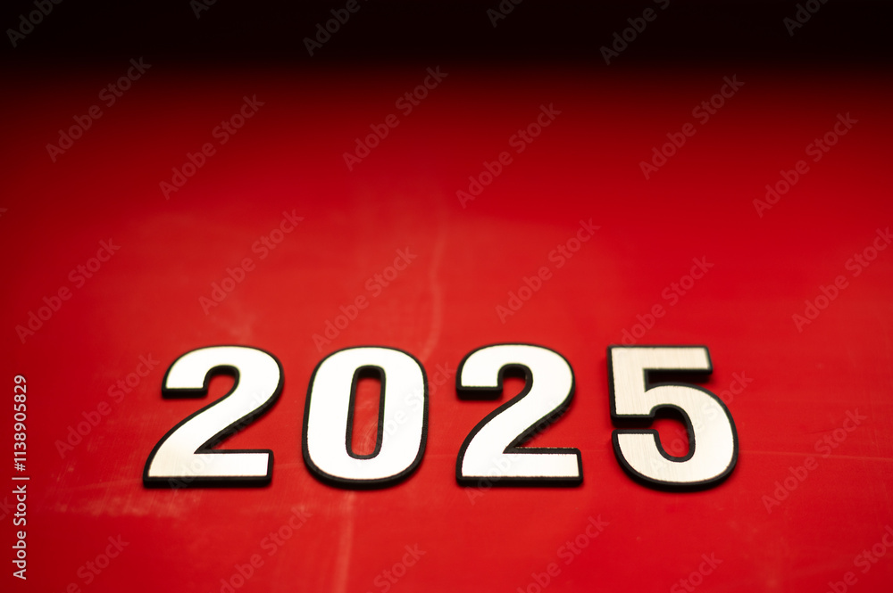 2025 text Happy New Year background 2025 text Happy New Year background
