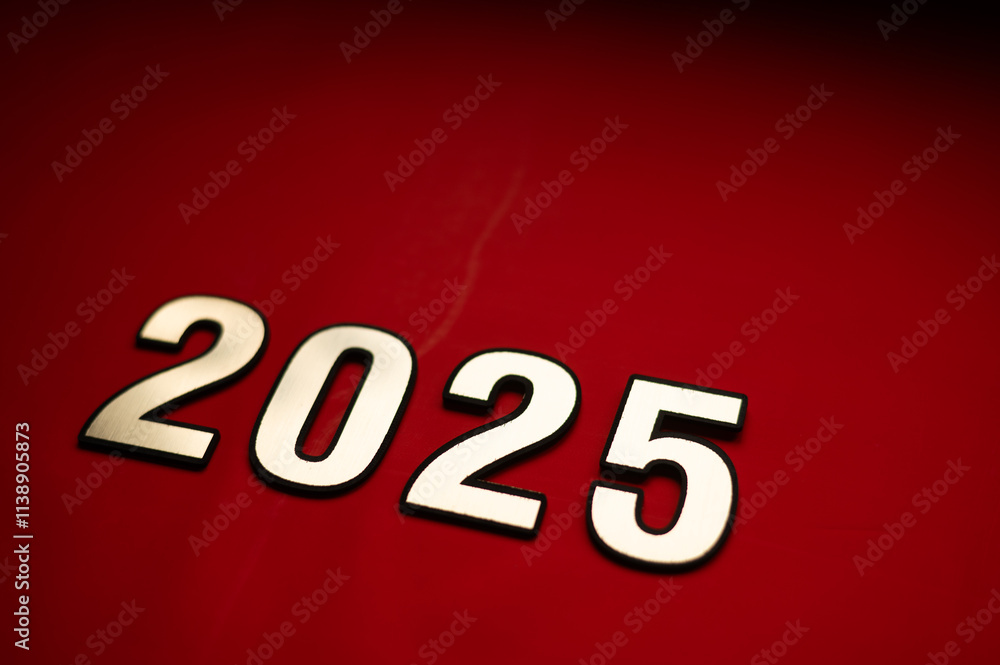 2025 text Happy New Year background 2025 text Happy New Year background