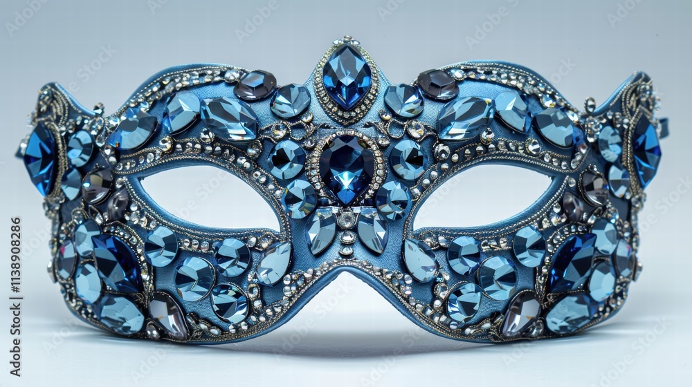 Fashionable face mask with rhinestone embellishments, displayed on a white background for a stylish, glamorous look . Fashionable face mask with rhinestone embellishments, displayed on a white background for a stylish, glamorous look .