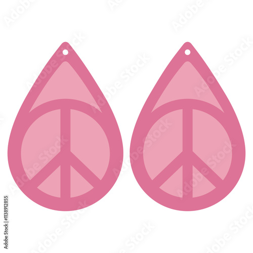 Peace Sign Earrings