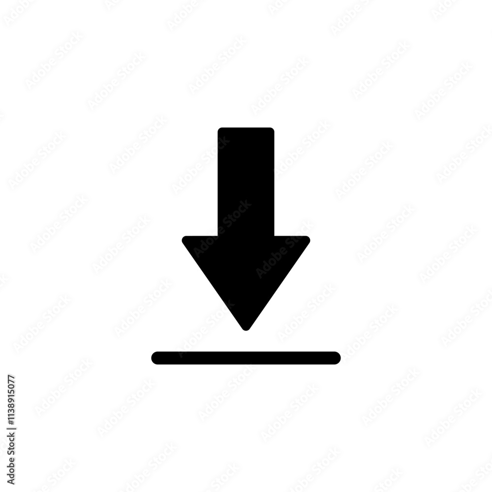 Download icon logo design. Download sign and symbol Download icon logo design. Download sign and symbol