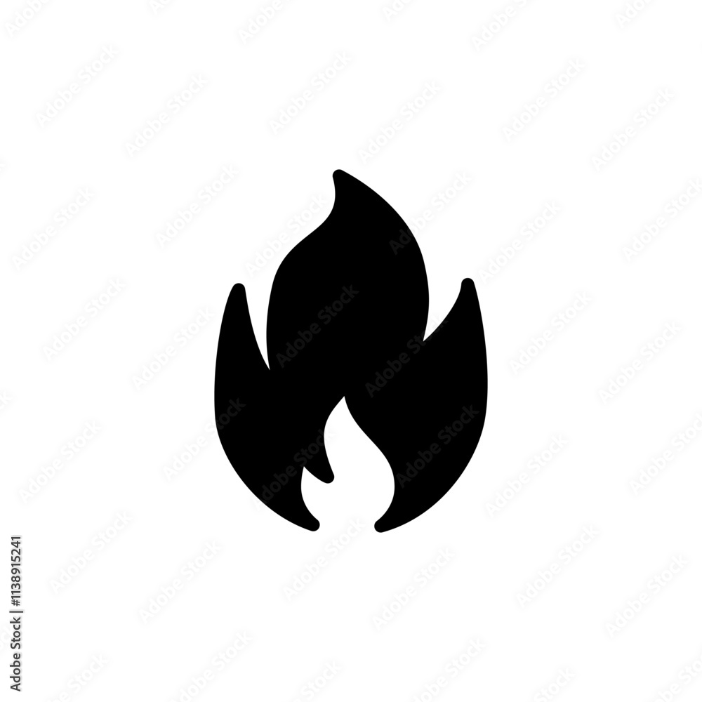 Fire icon logo design. fire sign and symbol Fire icon logo design. fire sign and symbol