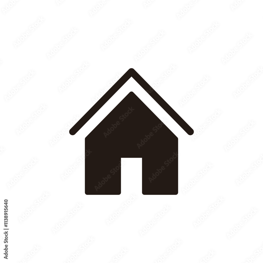 House icon logo design. Home sign and symbol House icon logo design. Home sign and symbol