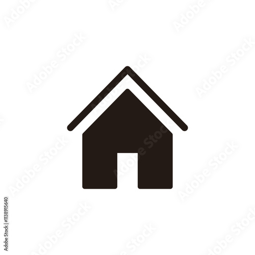 House icon logo design. Home sign and symbol