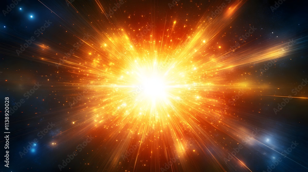 A Cosmic Explosion of Radiant Energy and Light A Cosmic Explosion of Radiant Energy and Light