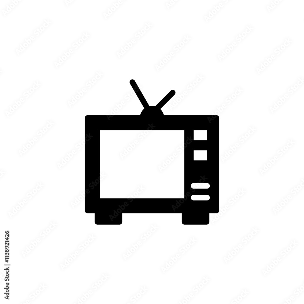 Tv icon logo design. television sign and symbol Tv icon logo design. television sign and symbol