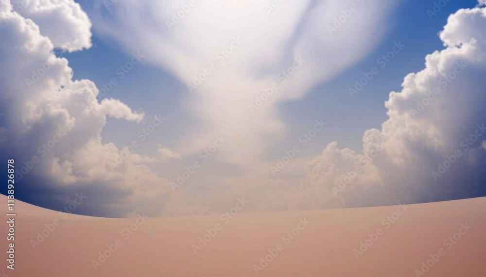 the desert under a cloudy sky the desert under a cloudy sky