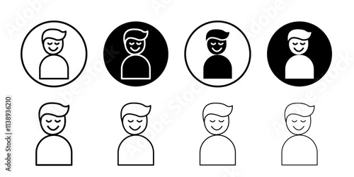 Pleasure icon Black and white outline vector