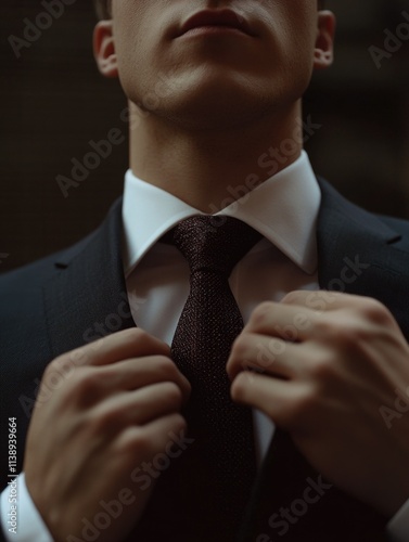 Young Businessman Prepared for Work photo