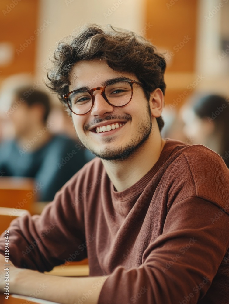 Fototapeta premium Student in Classroom