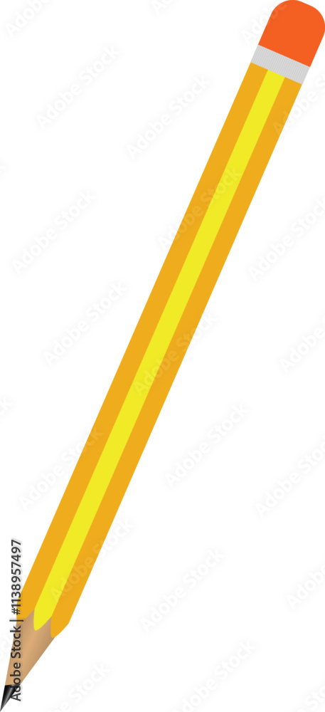 Yellow Pencil icon, Yellow wooden pencil, drawing maker, writing object Yellow Pencil icon, Yellow wooden pencil, drawing maker, writing object
