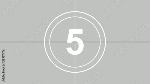 Film Countdown video, Grey, cinematography count Animation, Cinema Countdown frame, film star timer, Retro Grey film Strip, Cinematography video Template Frame, video Countdown Frame, Timer video