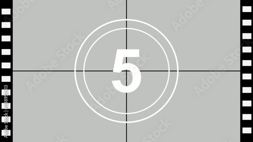 Film Countdown video, Grey, cinematography count Animation, Cinema Countdown frame, film star timer, Retro Grey film Strip, Cinematography video Template Frame, video Countdown Frame, Timer video