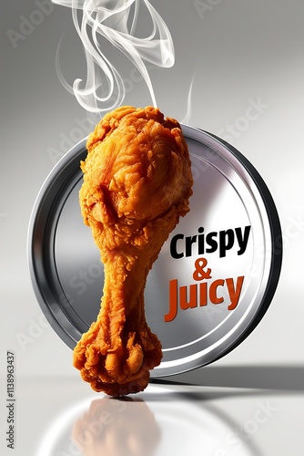 fried chicken logo design