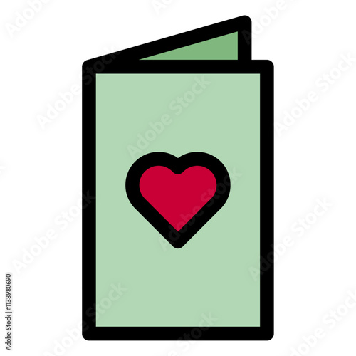 wedding card icon