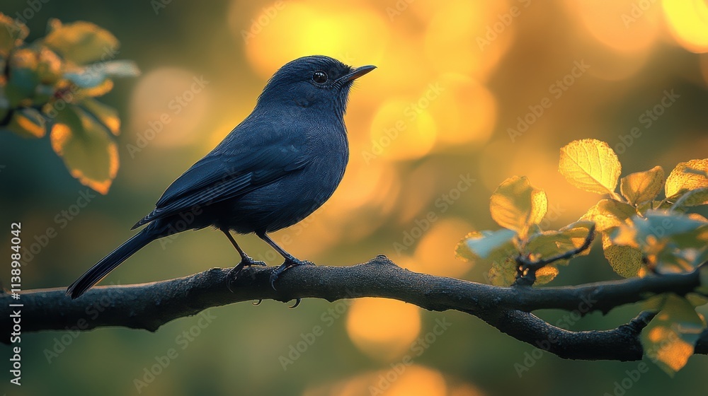 a black bird on a branch a black bird on a branch