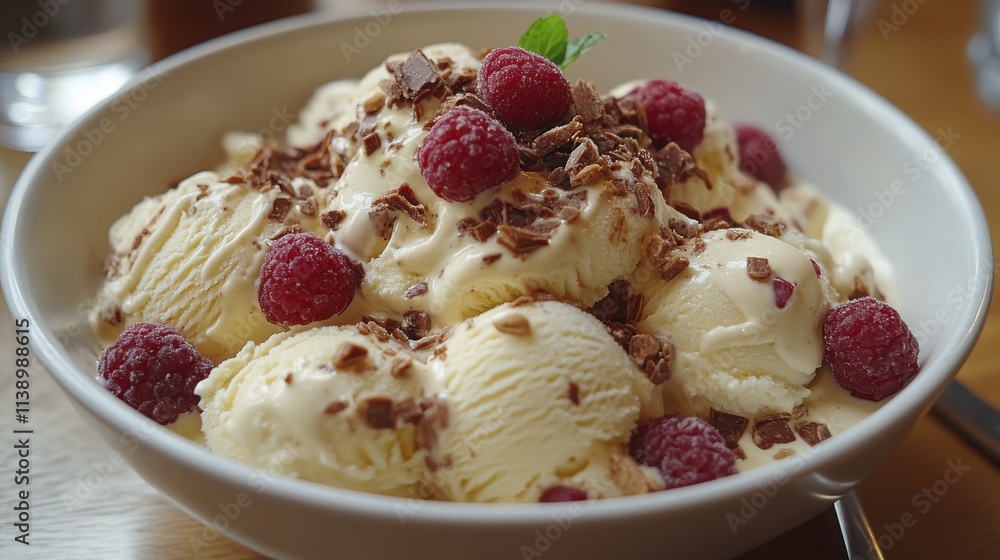 a bowl of ice cream a bowl of ice cream