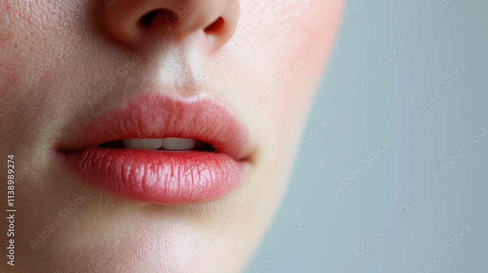 Fototapeta premium Close-up of Caucasian woman