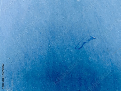 Wallpaper Mural blue painted wood Torontodigital.ca