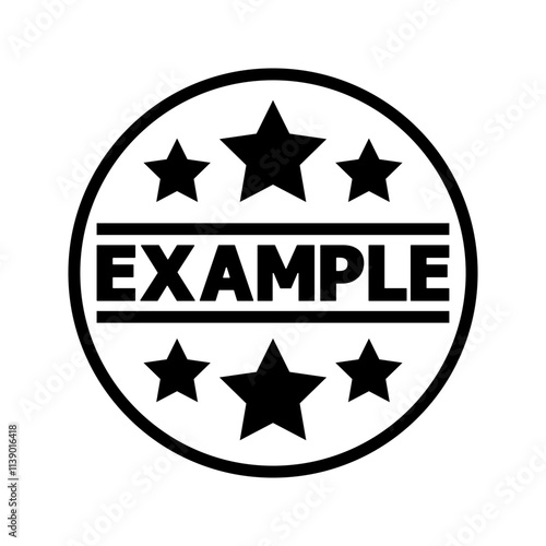 Example icon design template