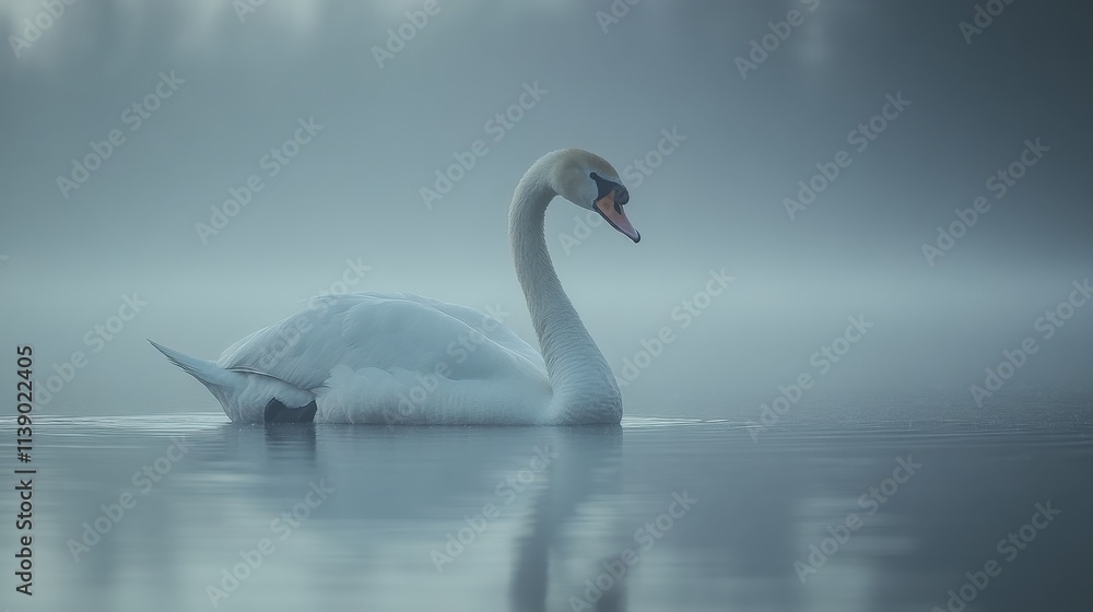 a white swan with a long neck a white swan with a long neck
