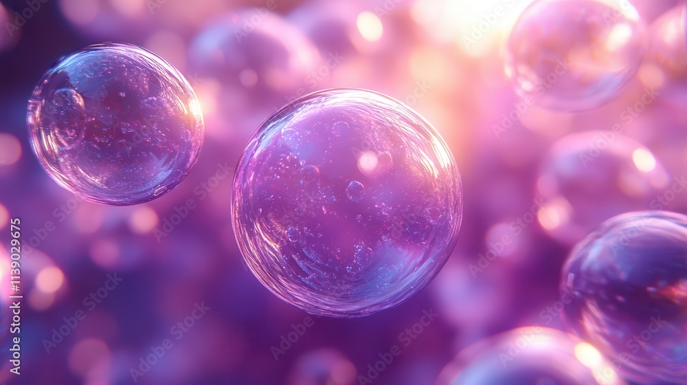 abstract 3d animation of a purple bubble video loo abstract 3d animation of a purple bubble video loo