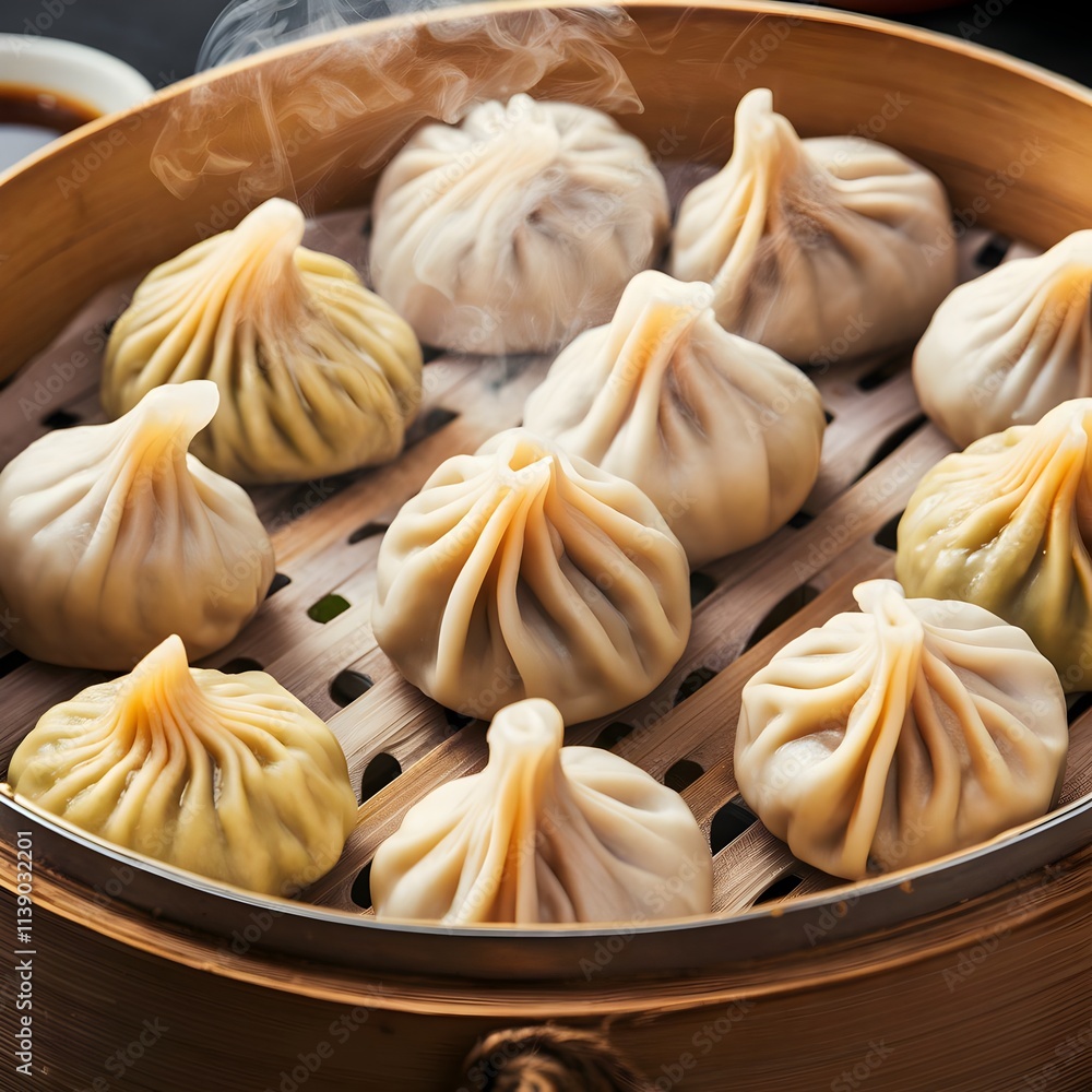 Close up of Dumplings Close up of Dumplings