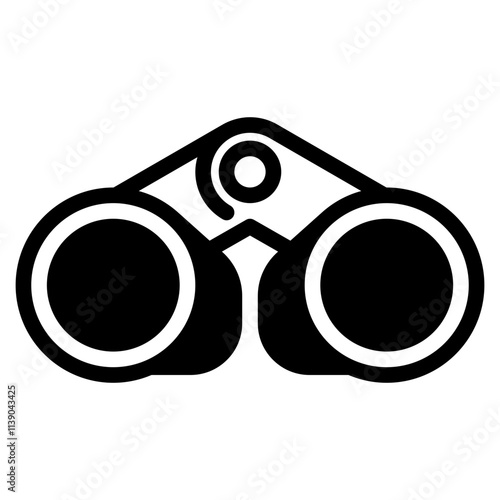 binocular with glyph style