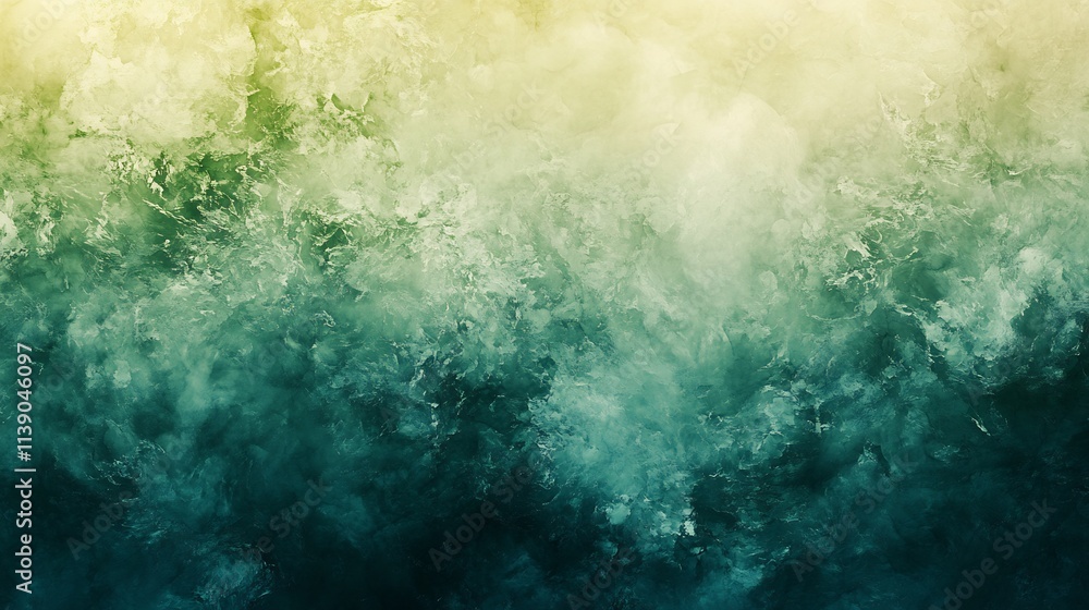 Abstract Teal and Green Watercolor Texture Abstract Teal and Green Watercolor Texture