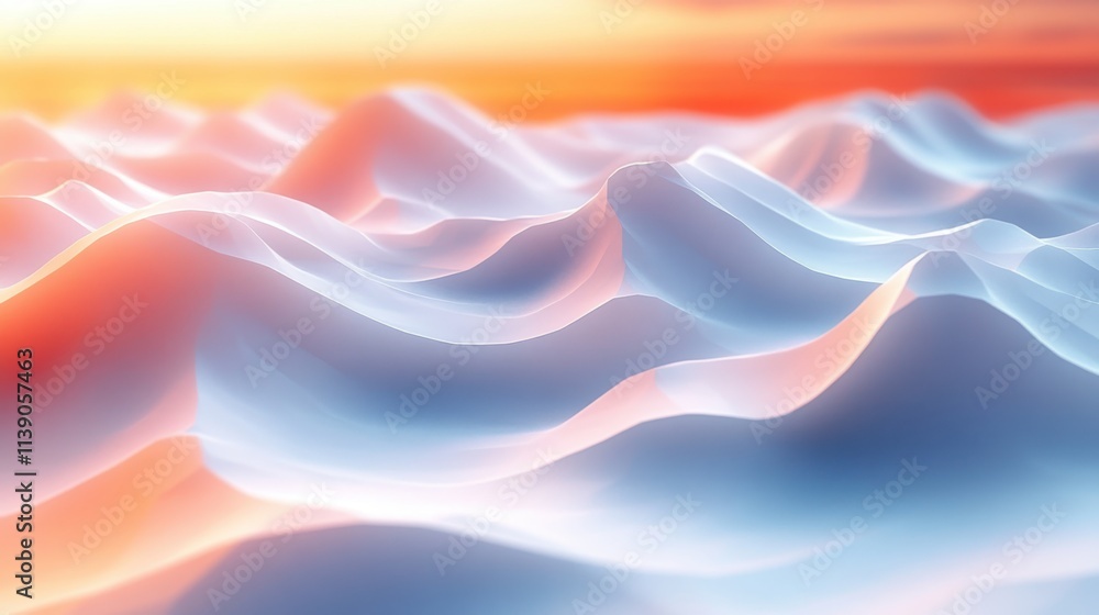 Obraz premium abstract 3d rendering of low poly surfa