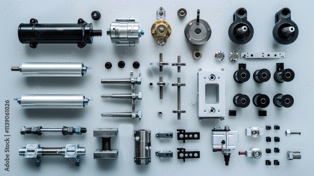Precision Industrial Components Layout Precision Industrial Components Layout