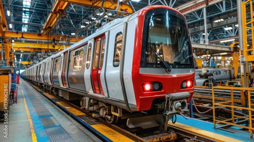 Railcar Manufacturing Plant: This plant manufactures passenger and freight railcars, utilizing advanced technology to create durable, reliable vehicles for the railway industry.
 photo