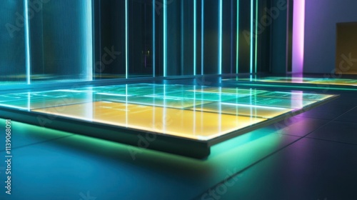 Explore Futuristic Illuminated Panels: A Modern Architectural Design