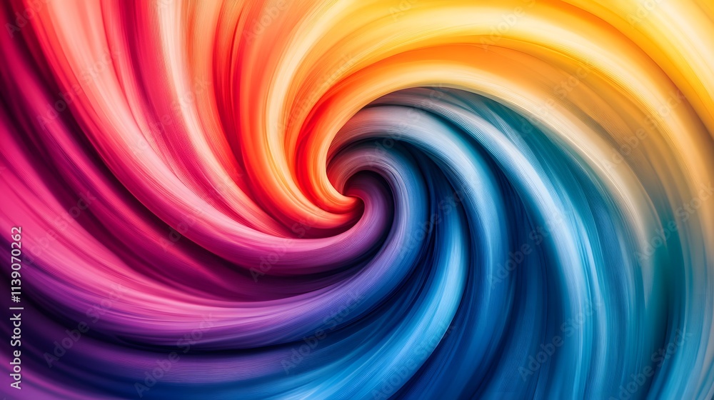 Vibrant Swirling Color Abstract Art Design Vibrant Swirling Color Abstract Art Design
