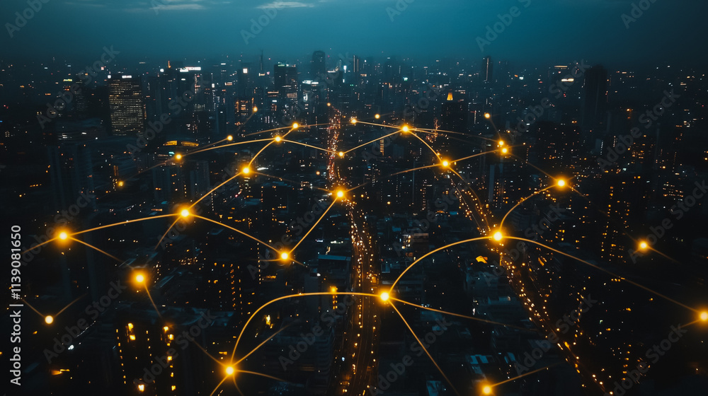 Abstract businessman stands on the peak of success Smart digital city with connection cyber security network reciprocity over the cityscape future wireless digital city and social media networking
Abstract businessman stands on the peak of success Smart digital city with connection cyber security network reciprocity over the cityscape future wireless digital city and social media networking