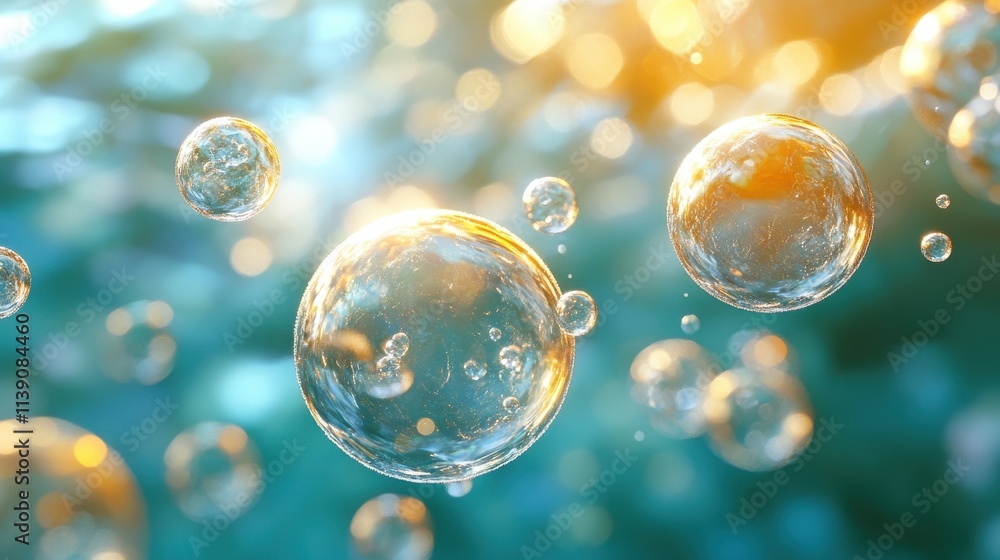 liquid bubbles 3d rende liquid bubbles 3d rende