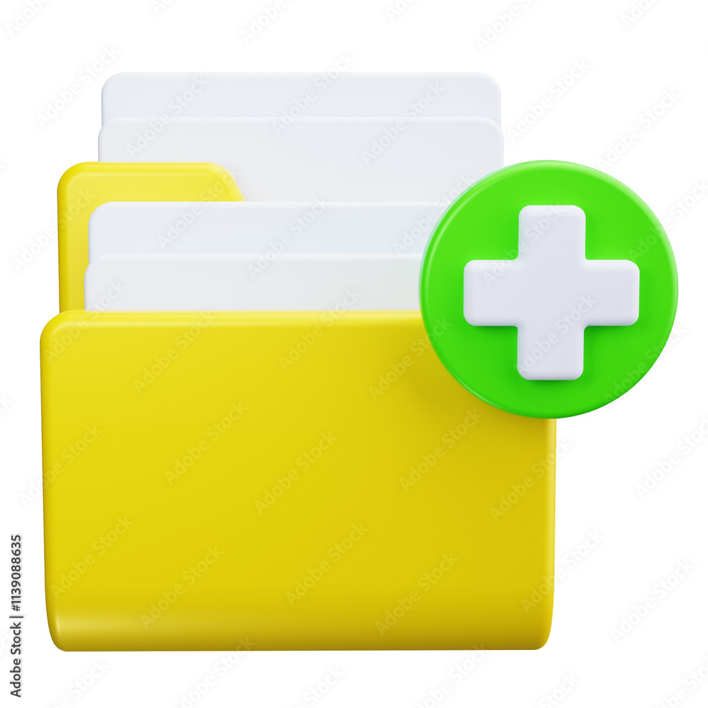 medical folder 3d render icons medical folder 3d render icons