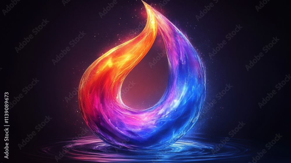 illustration abstract liquid shape of a drop logo desig illustration abstract liquid shape of a drop logo desig