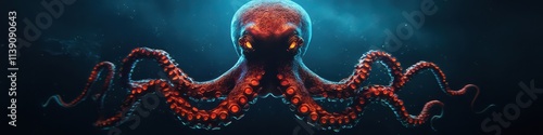 Steampunk octopus artwork underwater realm gigapixel standard digital art dramatic lighting mechanical fantasy photo